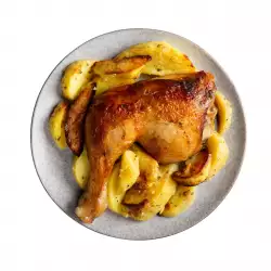 Пиле с картофи на фурна по селски