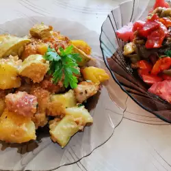 Тиквички по италиански с картофи
