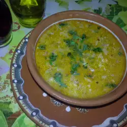 Лесна пилешка супа с ориз