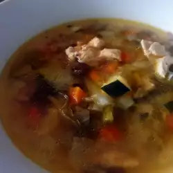 Пилешка супа с розмарин