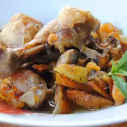 Пиле с картофи и кимион