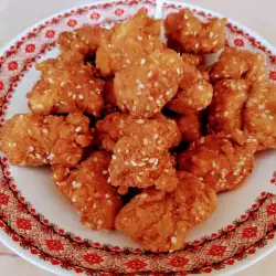 Пилешко по китайски с мед