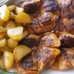 Картофи с месо и зехтин