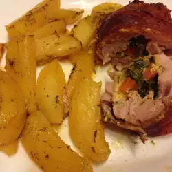 Картофи с месо и чедър