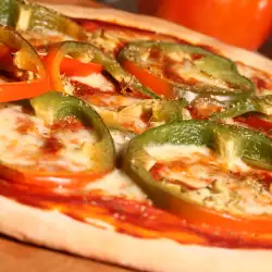 Пица по италиански с люти чушки