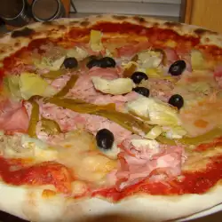 Пица по италиански с чушки