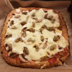Пица с блат от карфиол