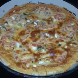 Вегетарианска пица със сирене