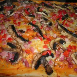Пица по италиански с гъби