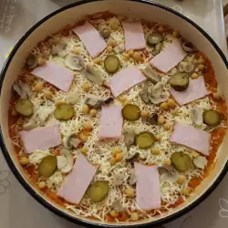 Пица с нахутено брашно и филе