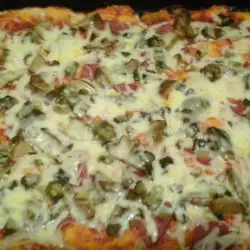 Пица по италиански с брашно