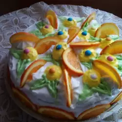 Плодова торта с портокали