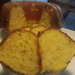 Вкусен портокалов кейк със стафиди