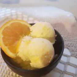 Домашен портокалов сладолед