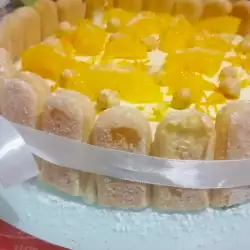 Плодова торта с портокалова кора
