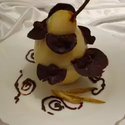 Празничен десерт с круши