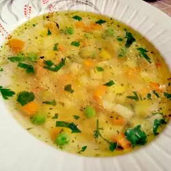 Постна супа с магданоз