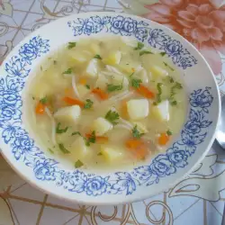 Постна супа без застройка