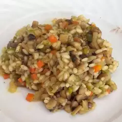 Постен ориз с печурки
