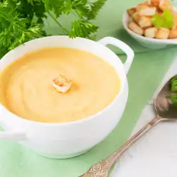Крем–супа от картофи с лимонов аромат