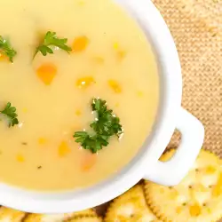 Супа с топено сирене