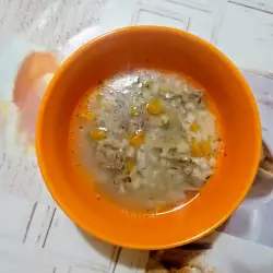 Пуешка супа с праз