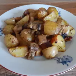 Картофи на фурна с мащерка