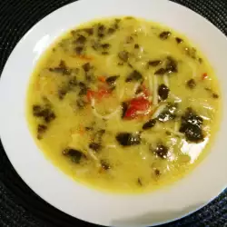 Спаначена супа с магданоз