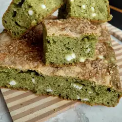 Пролетен солен кекс с хрупкава коричка