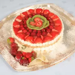 Плодова торта с ром