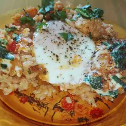 Яйца по турски с магданоз