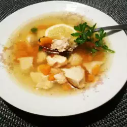 Пилешка супа със зехтин