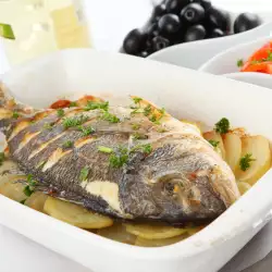 Риба по гръцки с целина