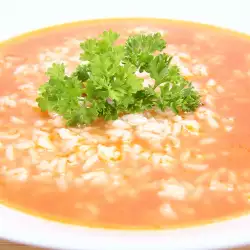 Оризова супа с магданоз