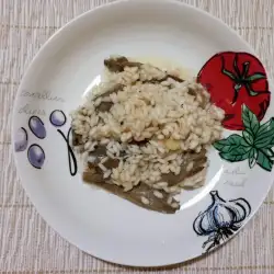 Ризото с кладница и пармезан