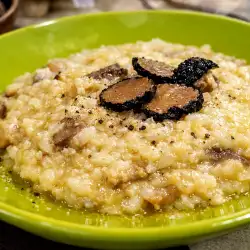 Ризото с манатарки и трюфел