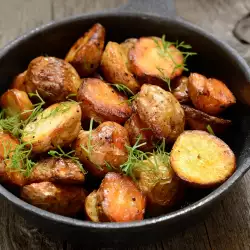 Печени картофи с оцет
