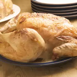 Пиле със сметанов сос по украински