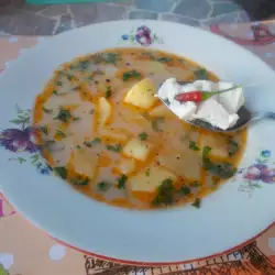 Родопска картофена супа