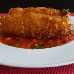 Свински рулца с доматен сос