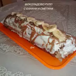 Десерт със сметана и брашно
