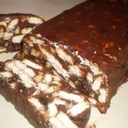 Шоколадов десерт със стафиди