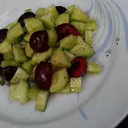 Плодова салата с череши