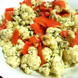 Зеленчукова салата с карфиол