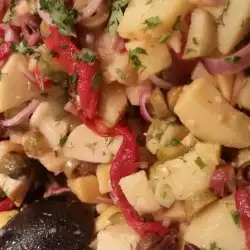 Картофена салата с лук и лимони