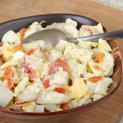 Картофена салата с мащерка