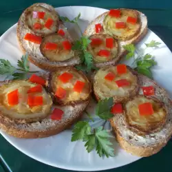Вегетариански сандвичи с тиквички