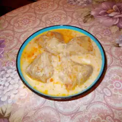 Сармичките на баба в бял сос
