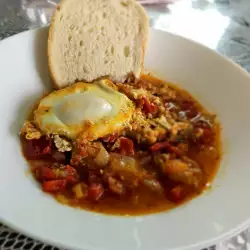 Шакшука - яйца в доматен сос