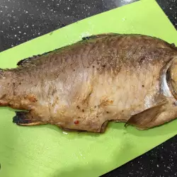 Печена риба с горчица